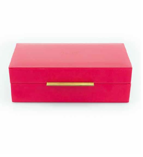 BROWNIE BOX L niiskuskindlast kunstnahast karp mati messing käepidemega – valge, must, liivabeež, taupe, punane. Hind 161,45 € (km-ga)